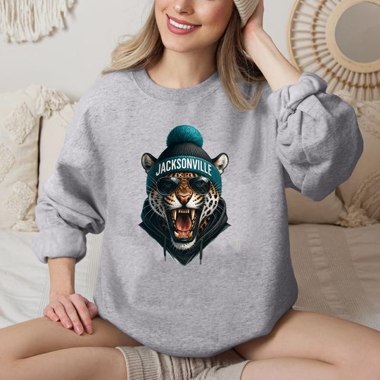 Retro Jacksonville Football Sweatshirt, Gift For Football Fan, Game Day Sweatshirt