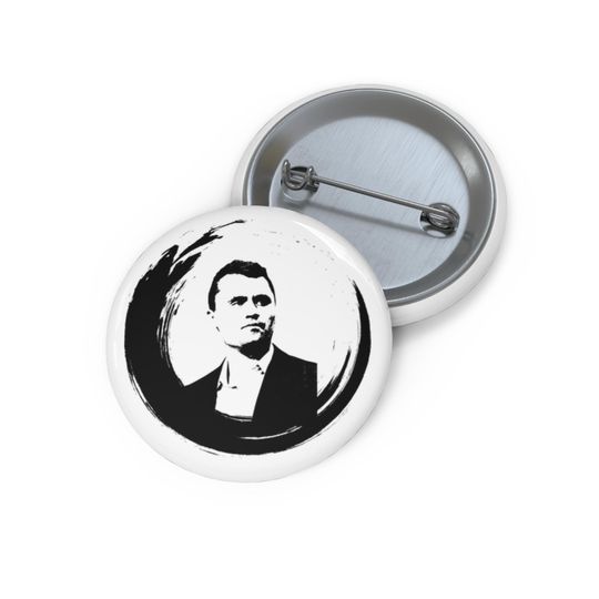 Charlie Kirk Pin Buttons | For Events, Gifts & Personal Style, Unique Accessories for Celebrations, Fashion Statements, Collectibles