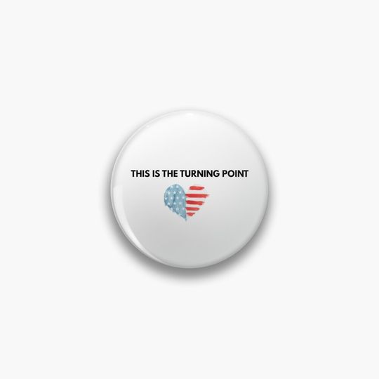 In Loving Memory of Charlie Kirk Pin