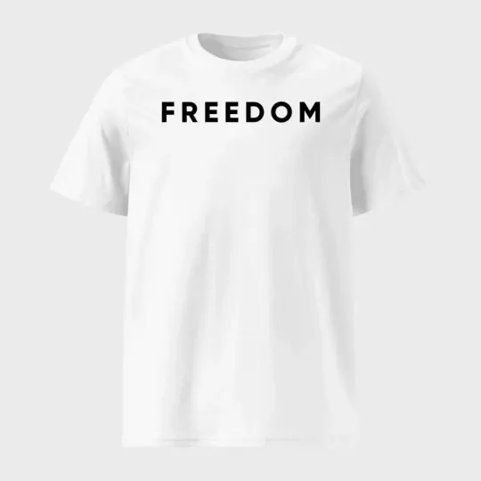 Discover Charlie Kirk "Freedom" T-Shirt, Charlie Kirk Memory, Rip Charlie Kirk