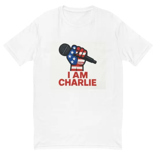 Discover Charlie Kirk I Am Charlie Short Sleeve T-shirt