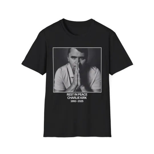 Discover Charlie Kirk Shirt, America Patriot, Memorial, Rest In Peace, High Quality