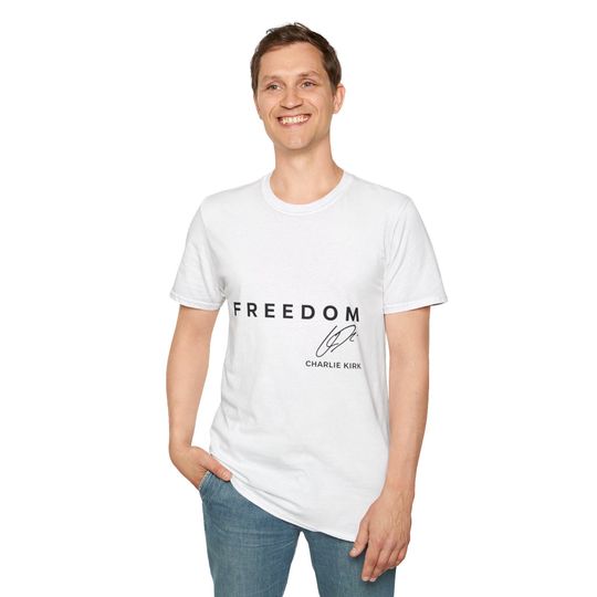 Discover Charlie Kirk Freedom Shirt Design: Patriotic SVG PNG (Digital Download)