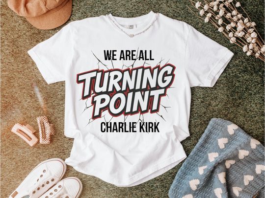 Pray For Charlie Kirk T-Shirt: Turning Point USA Apparel