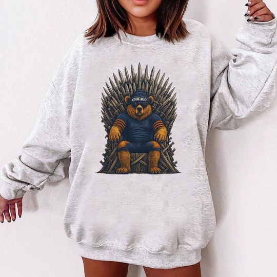 Vintage Chicago Football Sweatshirt, Chicago Football Game Day, Chicago Football Fan Gifts