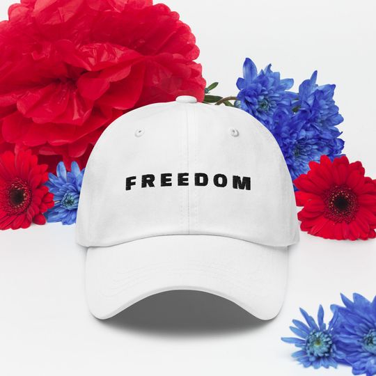 Embroidered Freedom Cap: Charlie Kirk Justice Hat