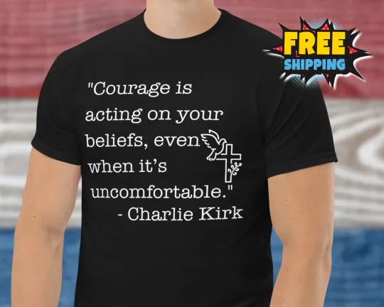 Discover Charlie Kirk Quote Shirt Christian Shirt - Proceeds  To Samaritans Purse Charity