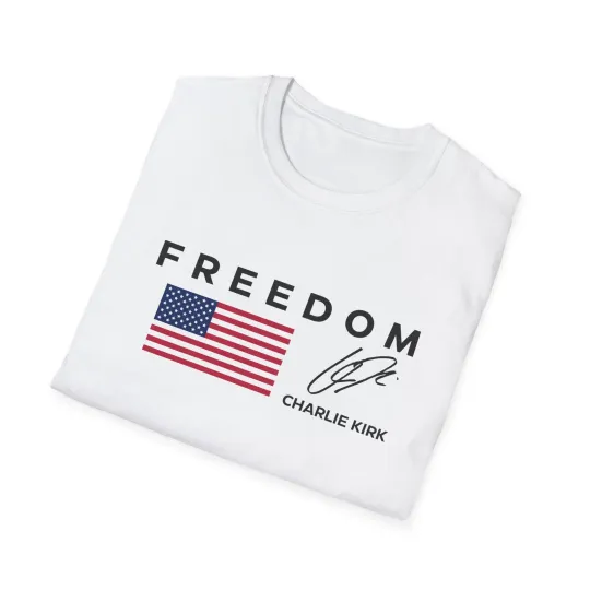 Discover Charlie Kirk Freedom T Shirt , Charlie Kirk Memory, Rip Charlie Kirk