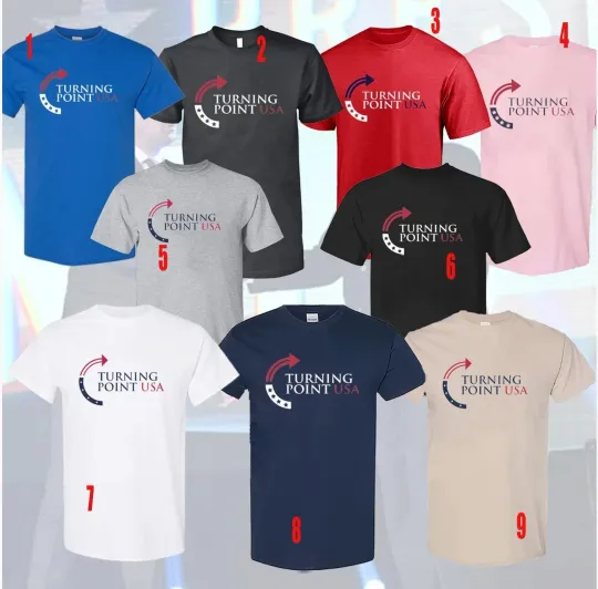 Charlie Kirk , Turning Point USA , Charlie Kirk R.I.P T shirt