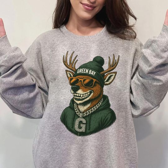 Discover Green Bay Deer Football Team Sweatshirt, Gift For Football Fan Sport