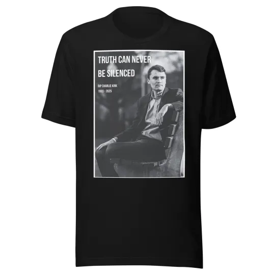 Discover Charlie Kirk  Unisex t-shirt, Charlie Kirk Memory, Rip Charlie Kirk
