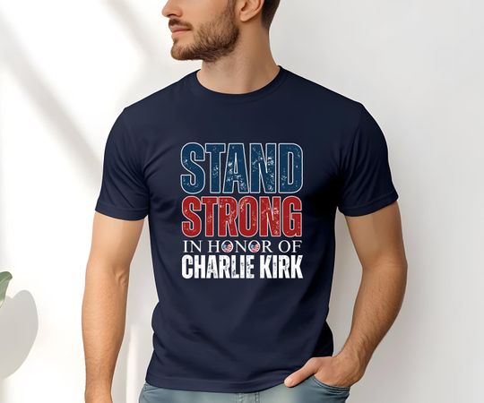 Discover Patriotic Charlie Kirk Honor Shirt: DTF Graphic Tee, Freedom of Speech