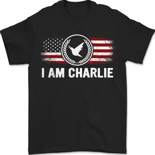 Discover I Am Charlie Inspirational Tribute T-Shirt Memorial 1993-2025 True Patriot