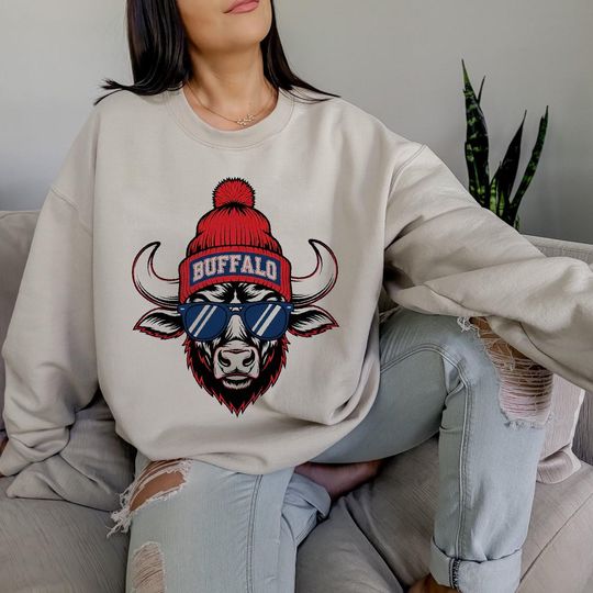 Discover Buffalo Football Team Sweatshirt, Gift For Football Fan Sport