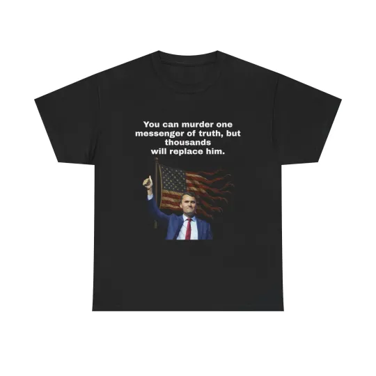 Discover Charlie Kirk Heavy Cotton Tee