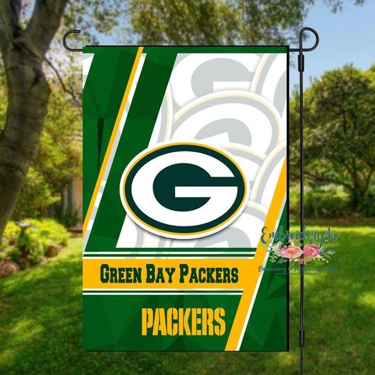 Green Bay Packers Garden Flag, Football Sign, Packers Flag, Green Bay Sign