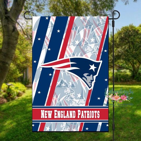 New England Patriots Flag|Patriots Football Garden Flag|Patriots Yard Flag|New England Patriots Sign|Patriots Flag|Patriots Football