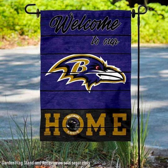 Baltimore Ravens Football Garden Flag