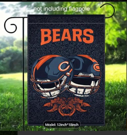 Chicago Bears Football Yard Flag