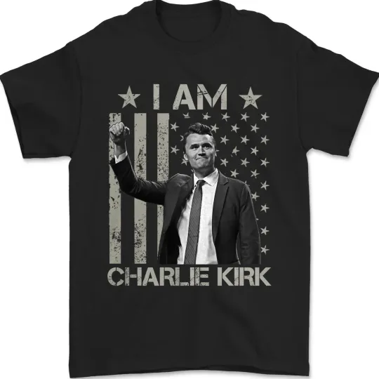 Discover I Am Charlie Inspirational Tribute T-Shirt RIP Memorial True Patriot 1993-2025