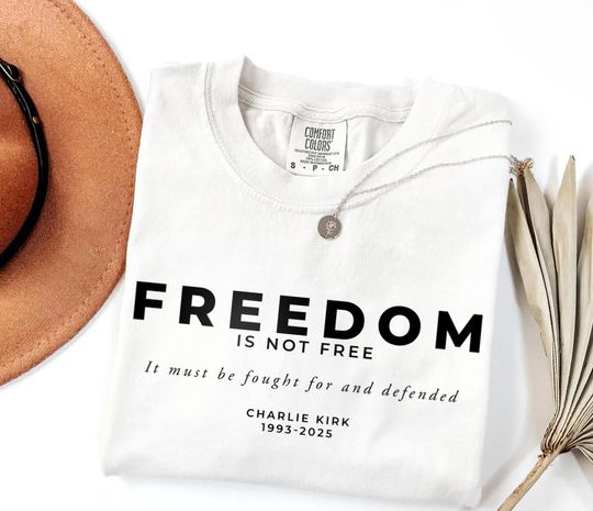 Discover Charlie Kirk Memorial T-Shirt Rest in Peace Support Wear