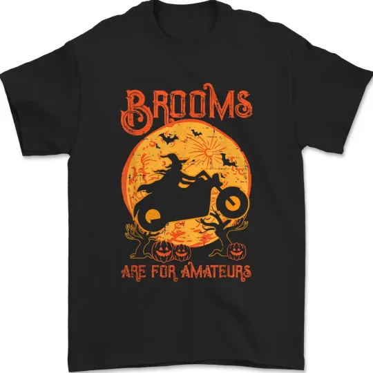 Discover Halloween Motorcycle Biker Unisex T-Shirt
