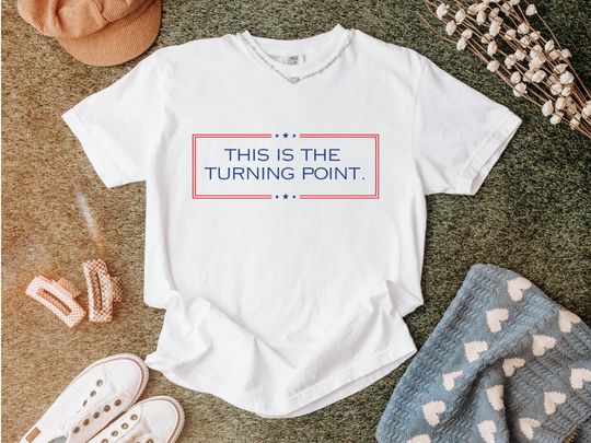 Discover Charlie Kirk, This is the Turning Point Comfort Colors Tee