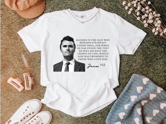 Charlie Kirk Memorial T-Shirt Respect and Honor Tribute