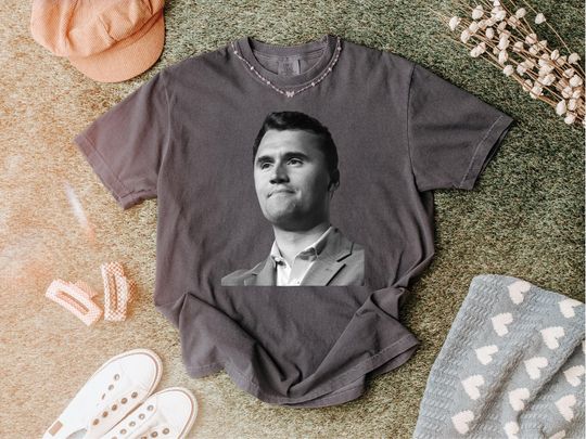 Discover Pray For Charlie Kirk T-Shirt: Turning Point USA