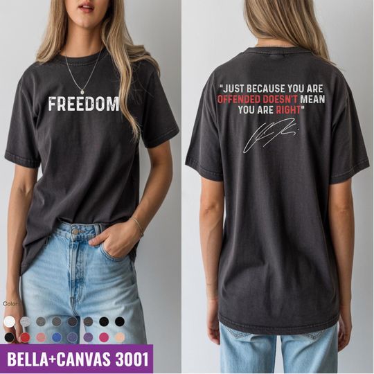 Charlie Kirk Quote Unisex Tee, Pray for Charlie Kirk Shirt, Freedom Stand T-Shirt, Patriotic Tee, Political Activist Gift