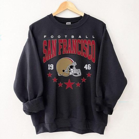 Discover San Francisco Football Team Sweatshirt, Gift For Football Fan Sport, Game Day Sweatshirt