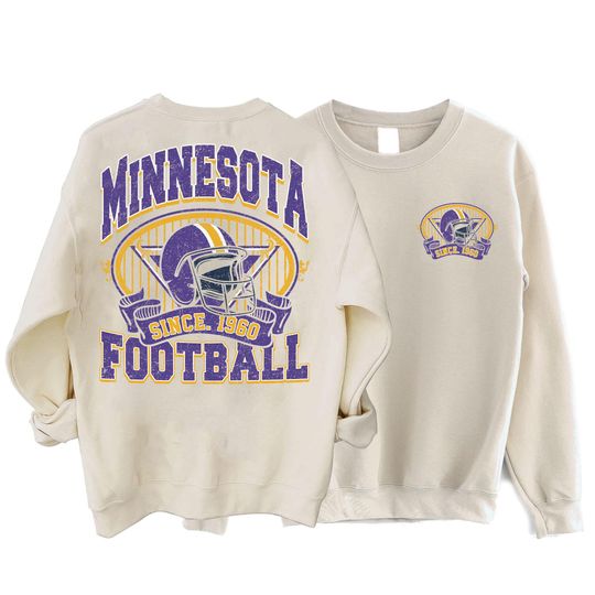 Minnesota Football Sweatshirt, Gift For Football Fan Sport