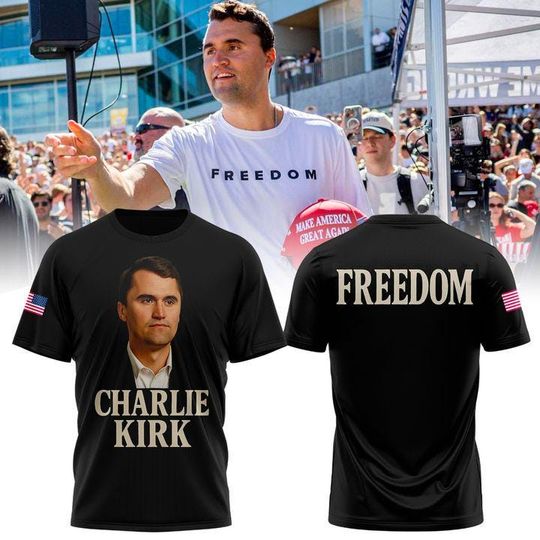 Discover Charlie Kirk FREEDOM RIP 1993-2025 Classic T-Shirt Gift For America Supporters