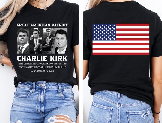 Charlie Kirk Shirt, Charlie Kirk, Charlie Kirk Memorial, Prayers Up for Charlie, Justice Shirt, Political Shirt, Justice for Charlie Kirk
