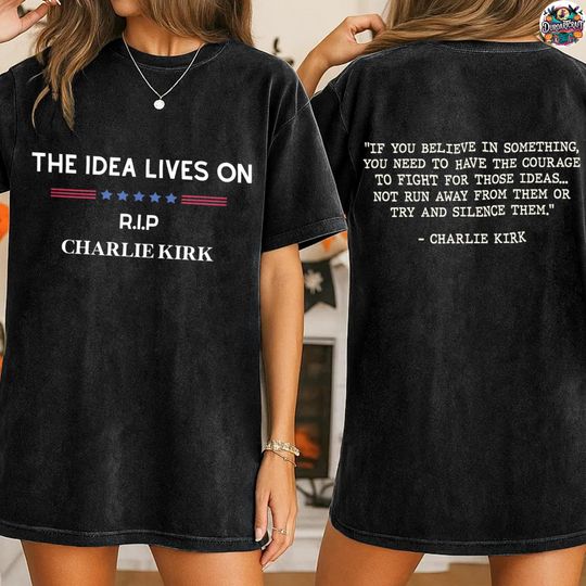 Comfort Colors RIP Charlie Kirk Shirt, Justice for Charlie Kirk Shirt, True Patriot Shirt, Human Rights Shirt, Political Activist Shirt