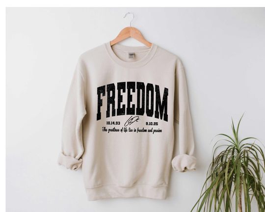 Discover Charlie Kirk Freedom sweatshirt, Charlie Kirk t shirt, Charlie Kirk tee, justice for Charlie Kirk shirt, Charlie Kirk quote shirt Freedom