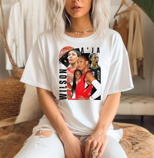 Discover A'ja Wilson T-Shirt: Las Vegas Aces WNBA Unisex Tee