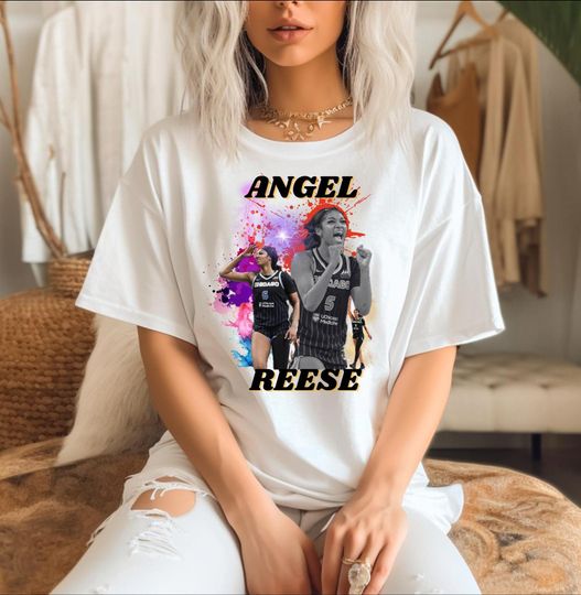 Discover Angel Reese Chicago Sky T-Shirt: WNBA Unisex Tee