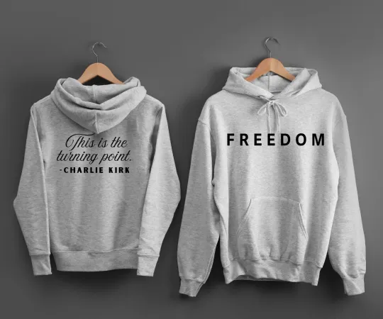 Charlie Kirk "Freedom" Hoodie - Turning Point USA