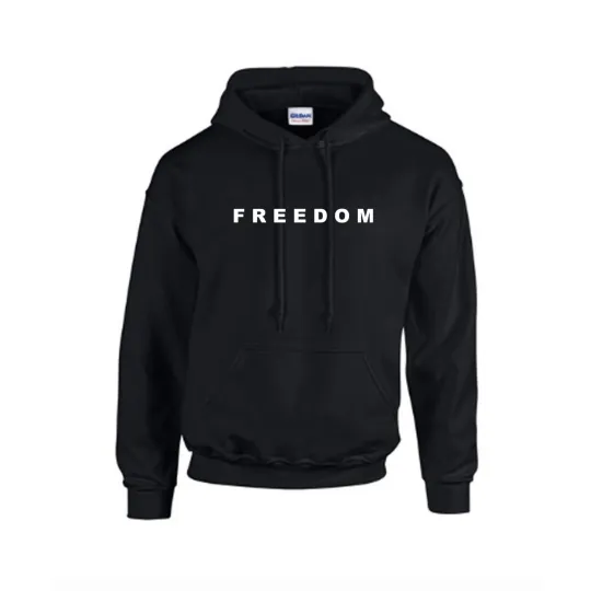 Freedom Charlie Kirk Embroidered Logo Hoodie