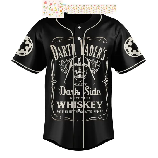Darth Vader Star Wars Personalized Baseball Jersey