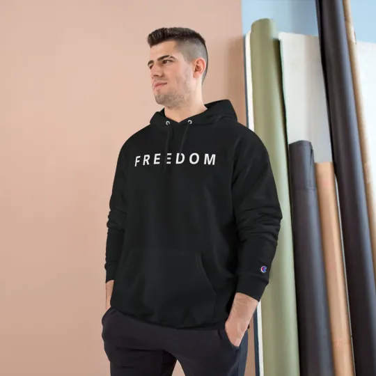 Discover Champion Brand - Charlie Kirk Sweatshirt or Hoodie - FREEDOM print USA
