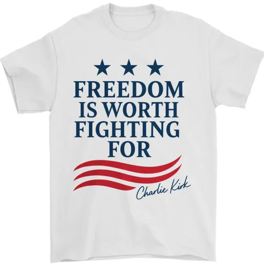 Discover Freedom Charlie Kirk Shirt, USA America Shirt Memorial Remembrance Charlie