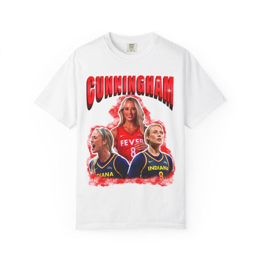 Discover Sophie Cunningham WNBA Graphic Tee Indiana Fever Fans T-Shirt