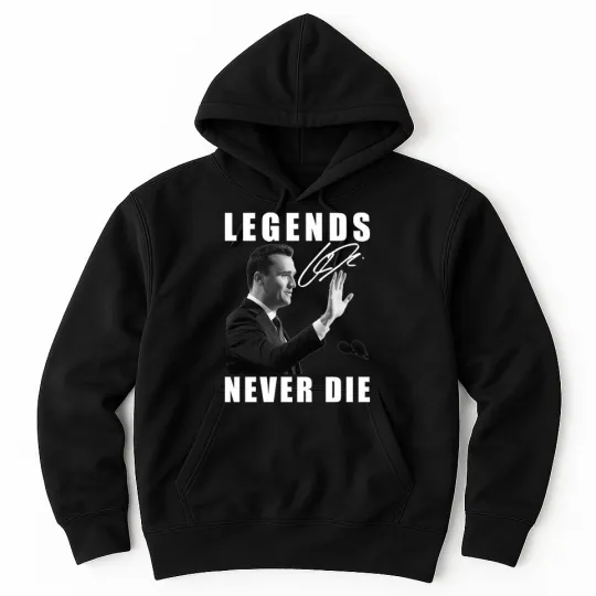 Legends Never Die Charlie Kirk Signature Tribute Mic Faith Christian Truth Rest