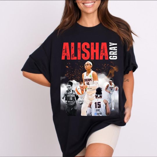 Discover Alisha Gray Graphic Basketball T-Shirt
