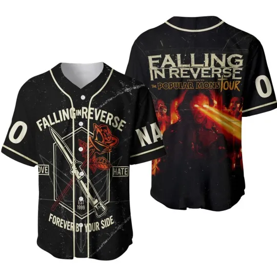 Personalized Falling In Reverse Baseball Jersey
