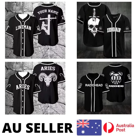 Discover Lineman Baseball Jersey Custom Name Skull Death