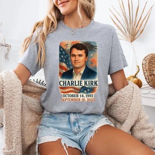 Charlie Kirk Shirt, A True Patriot USA shirt Memorial Remembering Charlie Kirk