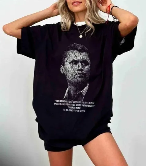 Charlie Kirk Shirt, Rip Charlie Kirk A True Patriot Charlie Kirk T-Shirt